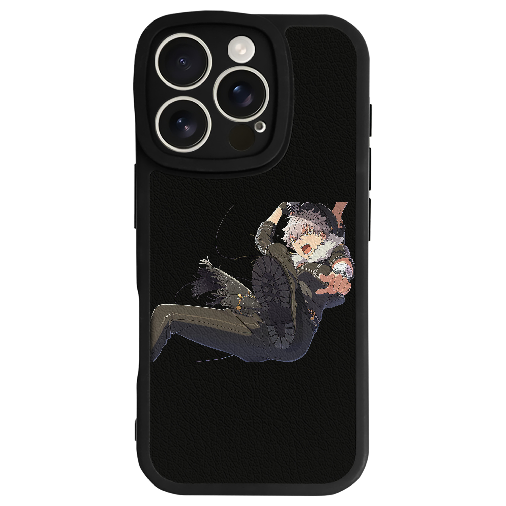 （画像用） あんさんぶるスターズ! Ensemble Stars 【iPhone 16シリーズ対応】シリコンスマホケース（レザー調） 材質：シリコン